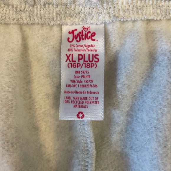 Justice Gray Multicolor Graphic Shorts Size XL Plus (16P-18P) NWT - Picture 6 of 7